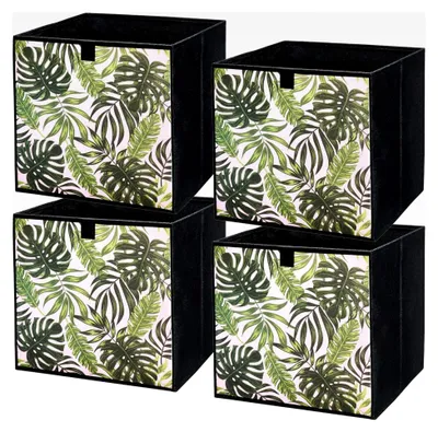Produktbild von Aufbewahrungsbox | Faltbare Boxen 31 x 31 x 31 cm | Organizer für Schubladen | Ordnungssysteme für Kleidung | Kleideraufbewahrung & Organisation | 4 Stück
