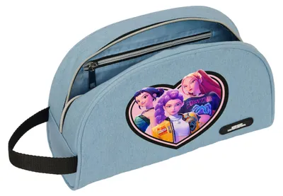 Productafbeelding van Safta K-pop Demon Hunters, toilettas, 5 liter, 28x10x18 cm, blauw, voor kinderen, one size