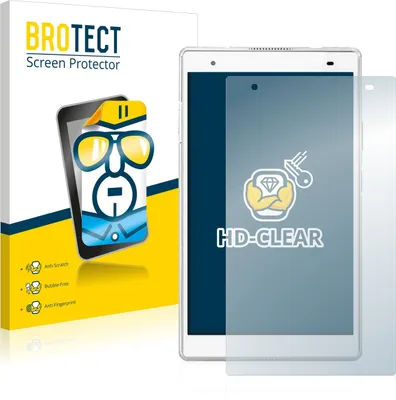 Produktbild von 2x Für Lenovo Tab 4 8 Plus Schutzfolie BROTECT Displayschutz Display Schutz Folie Klar Transparent