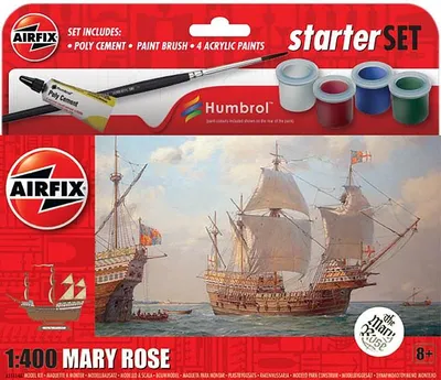 Obrázek produktu pro Airfix Malá startovací sada NEW Mary Rose 1:400