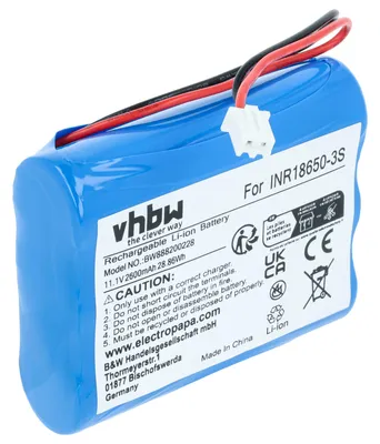 Produktbild von vhbw Akku kompatibel mit Altec Lansing IMW889N, IMW888SIMW889N-BLKC, IMW889 Lautsprecher Boxen Speaker (2600 mAh, 11,1 V, Li-Ion)