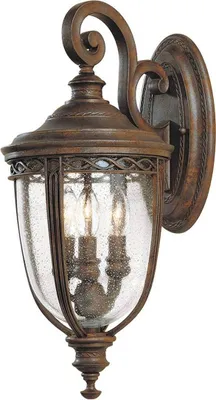 Produktbild von Elstead English Bridle Außen-Wandleuchte E14 3-fach 50cm Britische Bronze IP44
