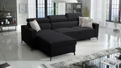 Produktbild von Ecksofa Bella I Maxi mit Schlaffunktion und Stauraum für Bettzeug für das Moderne Wohnzimmer Sawana14