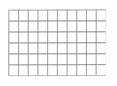 Produktbild von Drahtgitterseitenwand 300x500 mm - glanzverzinkt, HöhexTiefe