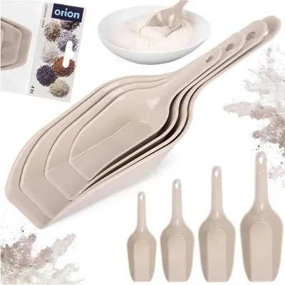 Produktbild von Schöpfspatel 4er Set aus Kunststoff, verschiedene Größen, spülmaschinenfest