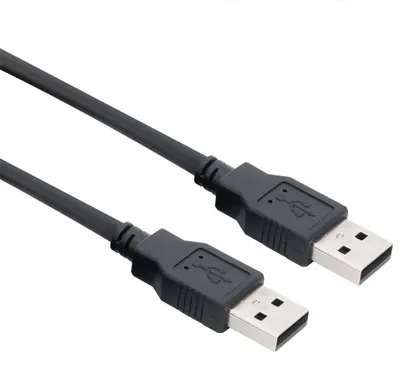Produktbild von ACT USB 2.0 Connection Cable Black 3.0m, 3 m, USB A, USB A, USB 2.0, Schwarz