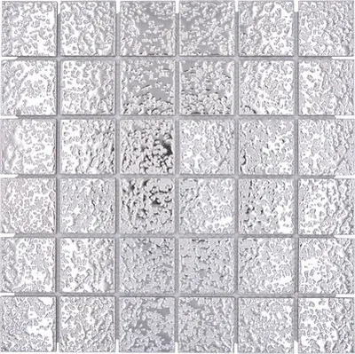 Produktbild von Keramikmosaik SB 595 silber 30,6x30,6 cm
