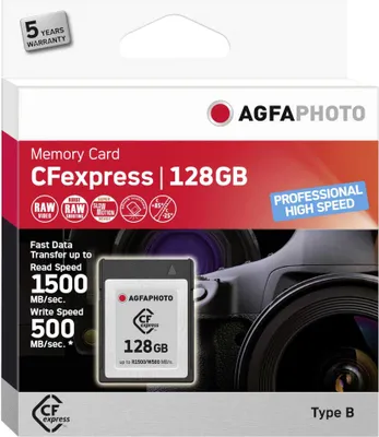 Produktbild von AgfaPhoto CFexpress        128GB Professional High Speed