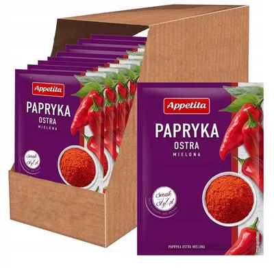 Produktbild von Appetita Scharfes Paprikapulver, gemahlen, 20 g x 25 Stück