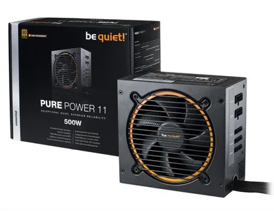 Obrázok produktu pre be quiet! Pure Power 11 500W CM, 500 W, 100 - 240 V, 550 W, 50 - 60 Hz, 8 A, Aktívny