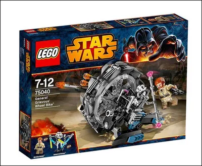 Produktbild von LEGO Star Wars General Grievous' Wheel Bike 75040
