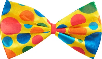 Produktbild von Riesige Clown Fliege Bunte Party Schleife gepunktet, Übergröße