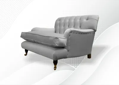 Zdjęcie produktu dla Fotel Chesterfield, telewizor, design, sofka tapicerowana, kanapa Chesterfield, tkanina