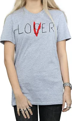 Produktbild von It - "Loser Lover" T-Shirt für Damen BI1327 (XL) (Grau)