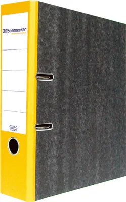 Obrázok produktu pre Zakladač Soennecken 3321 DIN A4 80 mm kartón žltý