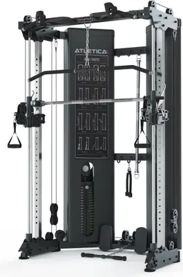 Produktbild von ATLETICA X-Pollux | Training ohne Hantelscheiben | Functional Trainer mit Steckgewichten | sehr platzsparend