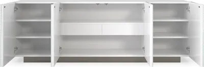 Immagine prodotto di Cassettiera in legno lucido xxl grande scaffale nuova cassettiera di design