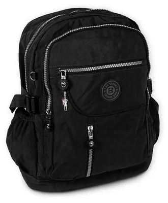 Produktbild von Bag Street Damen Herren Sporttasche Rucksack schwarz Nylon 30x18x38 D2OTJ604S