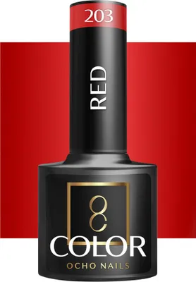 Produktbild von OCHO NAILS Hybrid-Gel-Nagellack Rot 203 -5 g