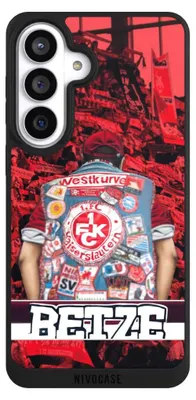 Produktbild von NIVOCASE Handyhülle für Samsung Galaxy S26+  Hülle NIVOpure Case Schwarz 1. FC Kaiserslautern 1. FCK Offizielles Lizenzprodukt