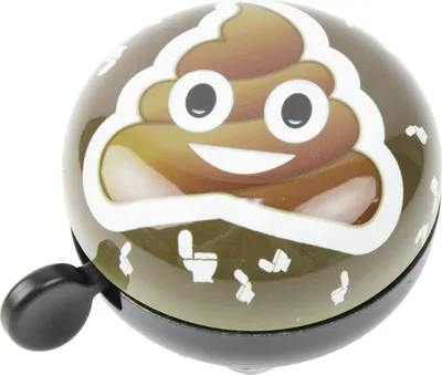 Immagine prodotto di WIDEK Campana in acciaio "Ding Dong Emoticons", Ø 80 mm, cacca