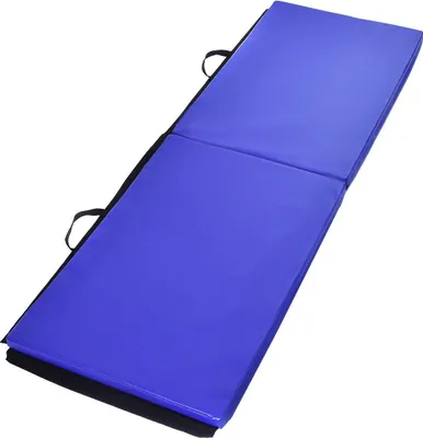 Produktbild von Weichbodenmatte Gymnastikmatte Yogamatte Klappmatte Turnmatte 180x60x4cm -blau