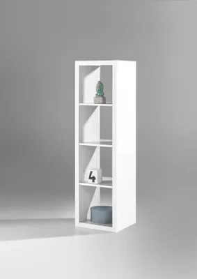 Produktbild von 35-134-17 STYLE 4 Weiß matt Raumteiler Regal Stauraumregal Standregal 41 x 147 x 38 cm