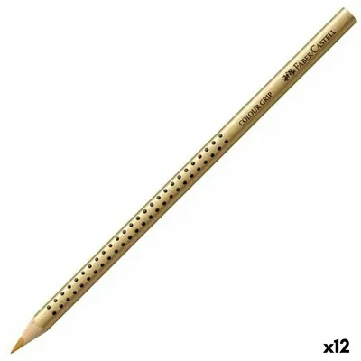 Image de Faber Castell crayon de couleur 'Colour Grip' 2001, or (12 pièces)