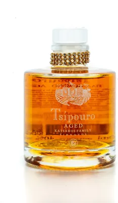 Produktbild von Tsipouro Tirnavou aged 40% 0,2l Katsaros