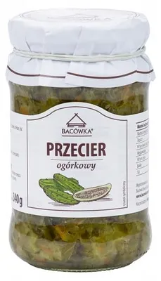 Zdjęcie produktu dla Przecier ogórkowy 340G BACÓWKA