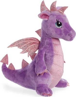 Produktbild von Sparkle Tales Larkspur Lila Drache ca. 30 cm - Plüschfigur