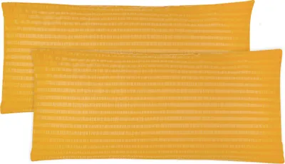 Produktbild von 2er Set Kissenbezüge mit HV20 100% Baumwolle, 40x80 cm in orange
