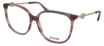 Produktbild von Guess GU50350 Pink/horn 56/15/140 Damen Brillen