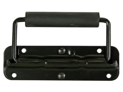 Immagine prodotto di Maniglia HQ-Power, per il cabinet degli altoparlanti, 140 x 40 mm, a molla, metallo, nero