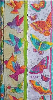 Immagine prodotto di Kalendarz Paperblanks 2024 Colibrì e Flutterbyes Slim tygodniowy HOR