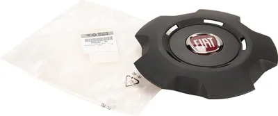Produktbild von Original Fiat Nabendeckel Felgendeckel Schwarz Rot Talento ab 2016 6000619997