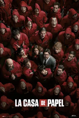 Zdjęcie produktu dla Plakat la casa de papel guerra