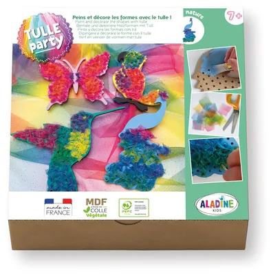 Imagen del producto de Kit de manualidades de tul creativo Aladine, color natural: juguete colorido para niños