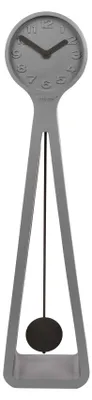 Produktbild von Giant Große Pendeluhr Grau, Grauharzrahmen, 26,5 x 19 x 111,5 cm (BxTxH)