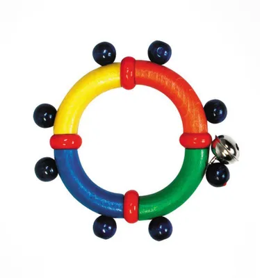 Produktbild von Babyspielzeug Motorikrassel Greifring BxLxH 100x20x100mm NEU
