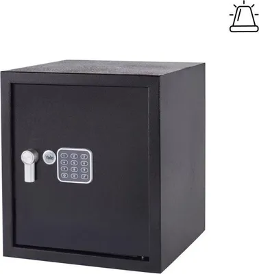 Immagine prodotto di Cassaforte elettronica Yale con allarme, codice programmabile da 3-8 cifre, 40 L, 390 x 350 x 360 mm, YEC/390/DB2