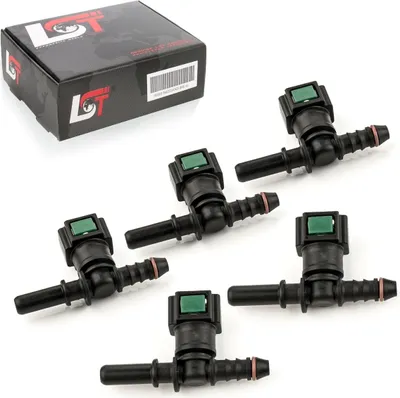 Produktbild von 5x Schnellverschluss Kraftstoffleitung Kupplung T-Stück 7,89x6mm für TOYOTA FIAT