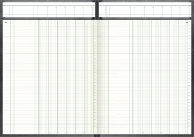 Produktbild von König & Ebhardt -   Spaltenbuch - A4 -  KL 6 - Spalten -  96Bl