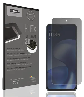 Produktbild von Full Cover Privacy Blickschutzfolie für Motorola Moto G47 Folie Anti-Shock