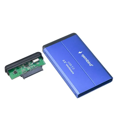 Obrázok produktu pre Gembird EE2-U3S-2-B, Kryt HDD, 2.5", SATA, USB pripojenie, Modrá