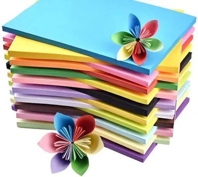 Zdjęcie produktu dla Papier do rękodzieła formatu A4, 10 kolorów, 100 arkuszy