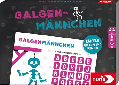 Image de Jeu familial Noris Jeu de fête Galgenmännchen Bloc de jeu 606192093