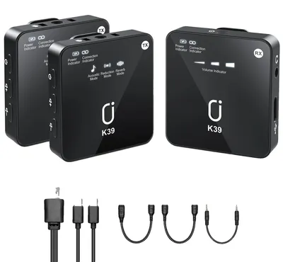Obrázek produktu pro Bezdrátový mikrofon, Bluetooth, kompatibilní se smartphony a fotoaparáty
