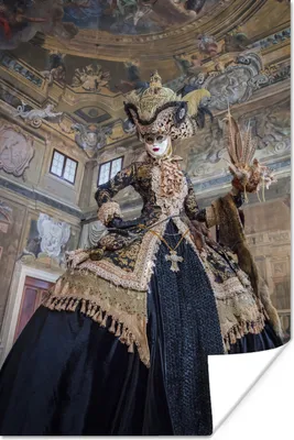 Produktbild von MuchoWow® Poster Karneval - Festspiele - Venedig 60x90 cm - Wanddekoration