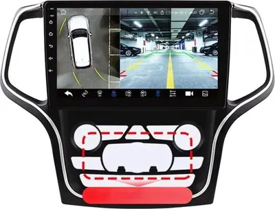 Immagine prodotto di Autoradio con Bluetooth e CarPlay per Jeep Grand Cherokee WK2 (2014-2022) - Compatibile con Apple e Android - Impianto stereo - Navigazione - Sistema di navigazione